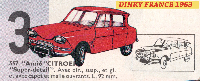 <a href='../files/catalogue/Dinky France/557/1963557.jpg' target='dimg'>Dinky France 1963 557  Citroen Ami 6</a>